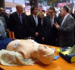 El president de la Generalitat de Catalunya s’interessa pel “Girona, territori cardioprotegit”