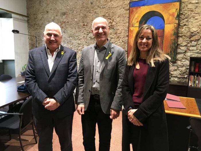 Visita al nou rector de la Universitat de Girona