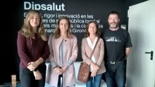 Visita de representants de l\'Agència de Salut Pública de Catalunya