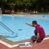 Imatge de les actuacions d'avaluació de la salubritat de les piscines. Girona, juny 2021