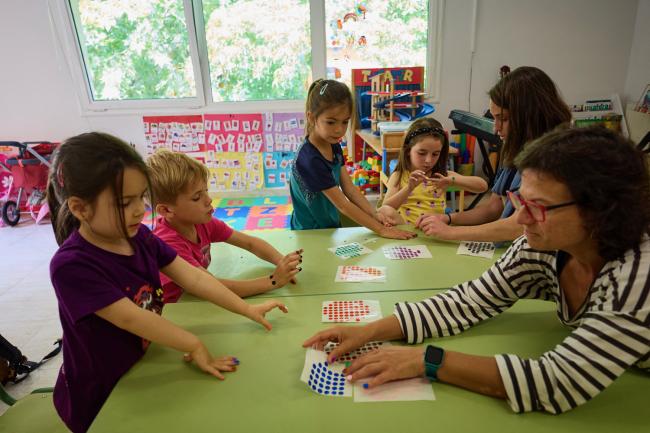 Sessió del "Sigues Tu" de Dipsalut al cicle d'infantil de l'Escola de la Vall d'Osor