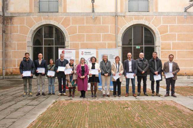 Guardonats 2024 amb les beques Talent Gironí i ajuts per a recerca als hospitals comarcals de Girona.