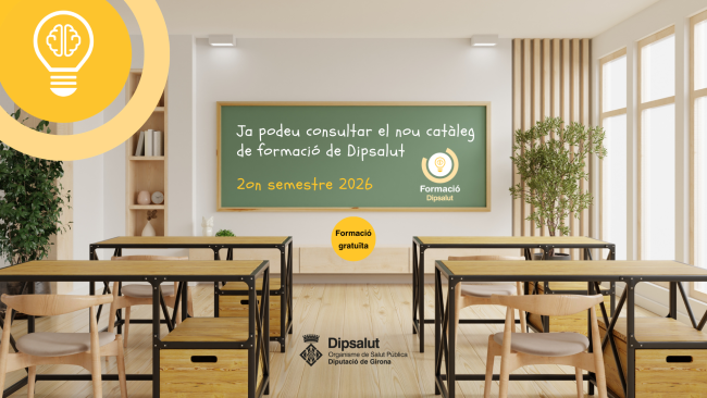 foto catàleg de formació de Dipsalut per al segon semestre de 2026