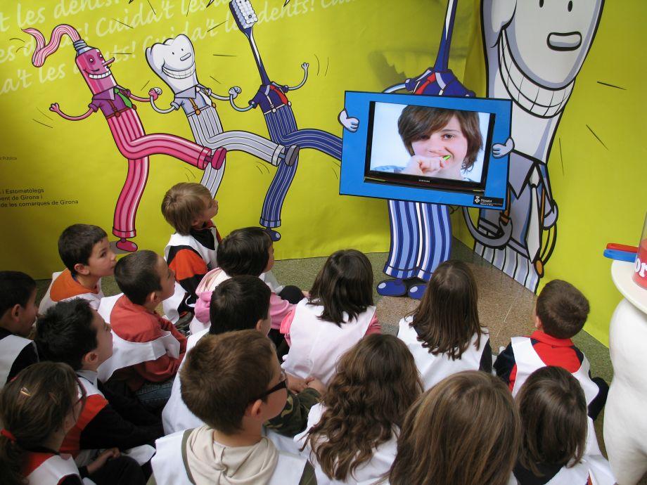 Imatge de l'exposició “Cuida’t les dents” 