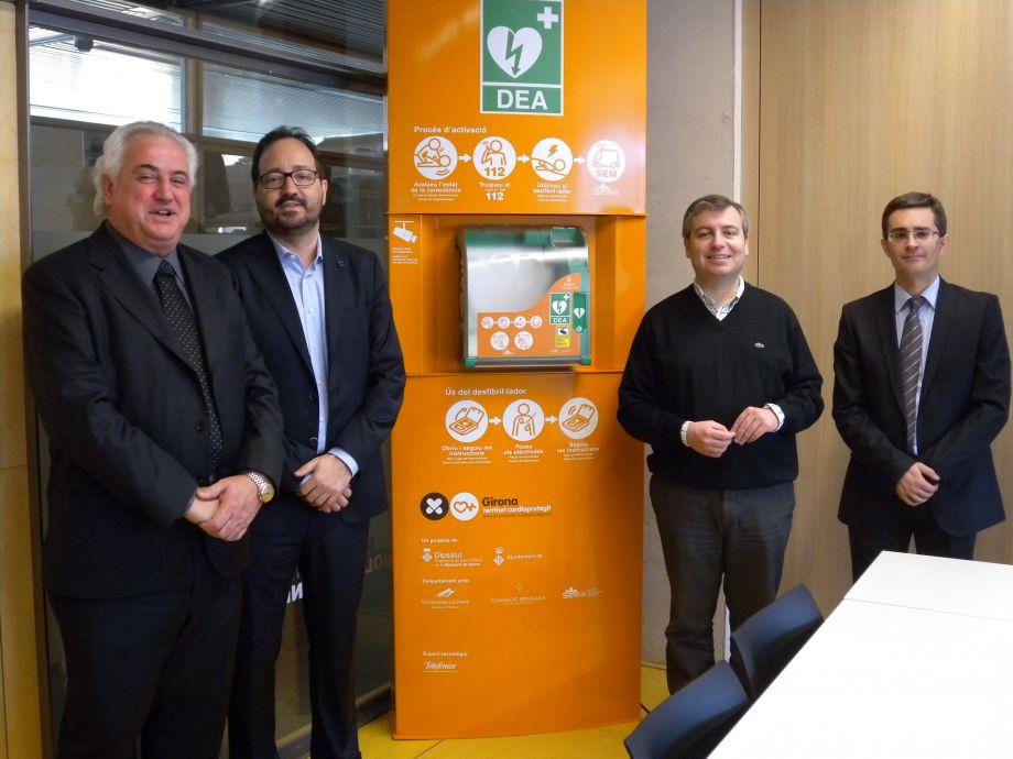 Visita diputats Jordi Xuclà i Àlex Sáez