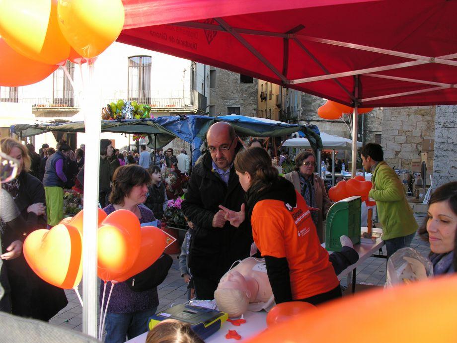 Carpa Dipsalut a la Fira de la Ratafia de Besalú