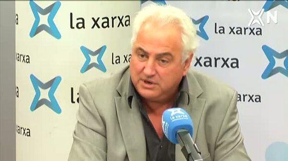 El president de Dipsalut, Josep Maria Corominas, en un moment de l'entrevista al programa Vida i Salut