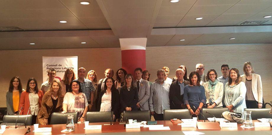 Fotografia de grup dels participants 