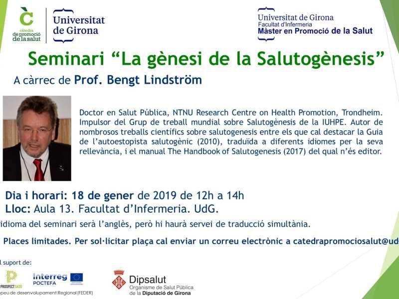 Conferència "La gènesi de la salutogènesi"