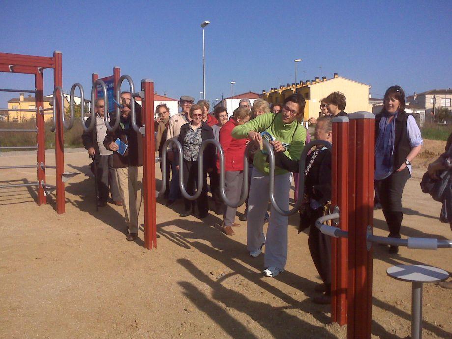 Riudellots de la Selva inaugura el seu Parc Urbà de Salut