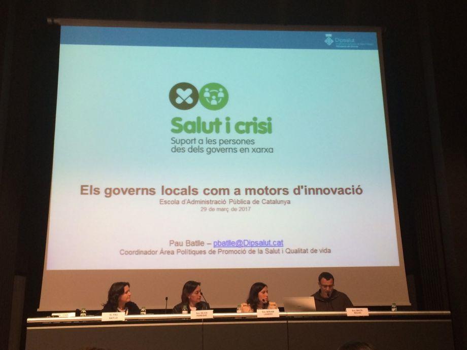 ornada celebrada a la seu de la Generalitat a Girona aquest 29 de març