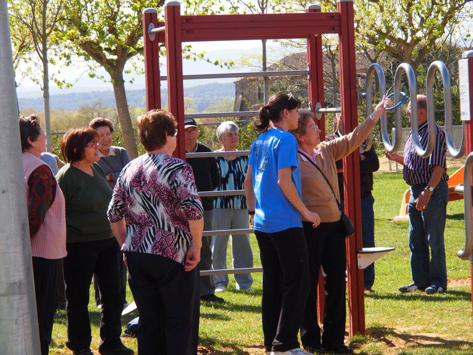 Sessió de dinamització del Parc Urbà de Salut de Sant Jordi Desvalls