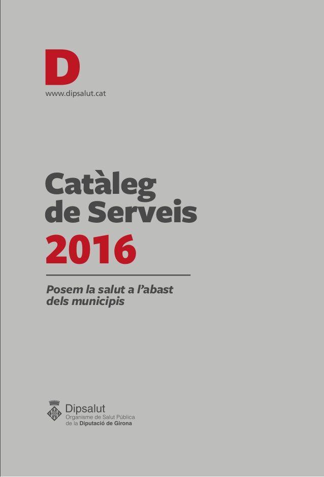Portada del Catàleg de Serveis 2016