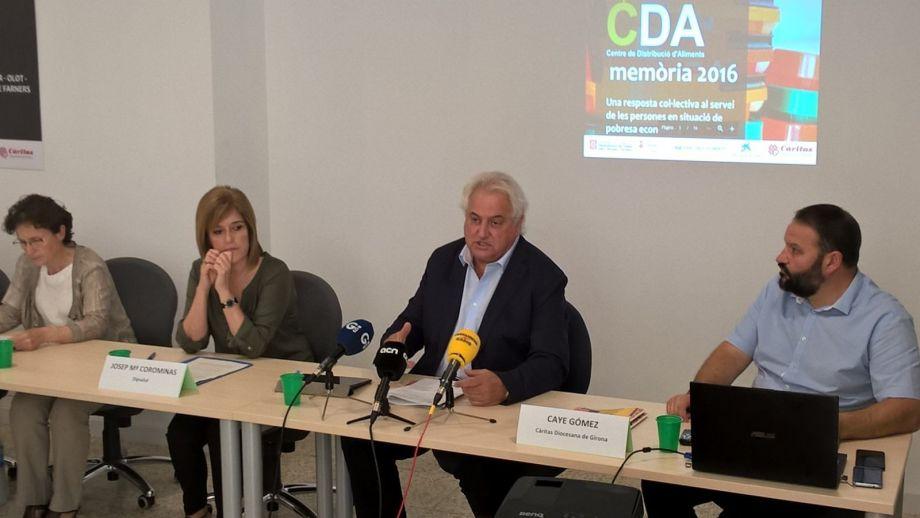 roda de premsa de presentació de la Memòria del 2016 dels CDA