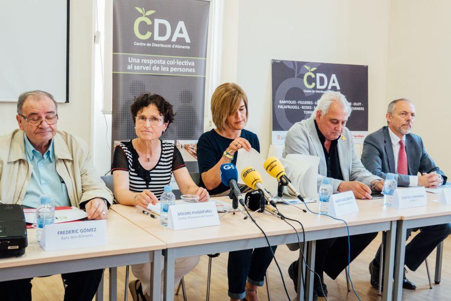 Roda de premsa de presentació de la memòria 2017 dels CDA