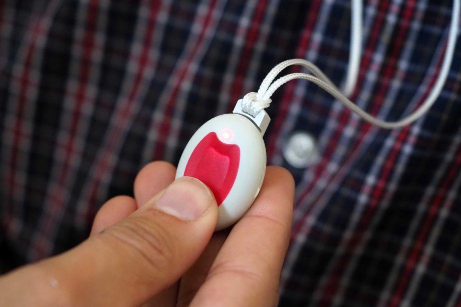 Detall del penjoll del Servei local de Teleassistència