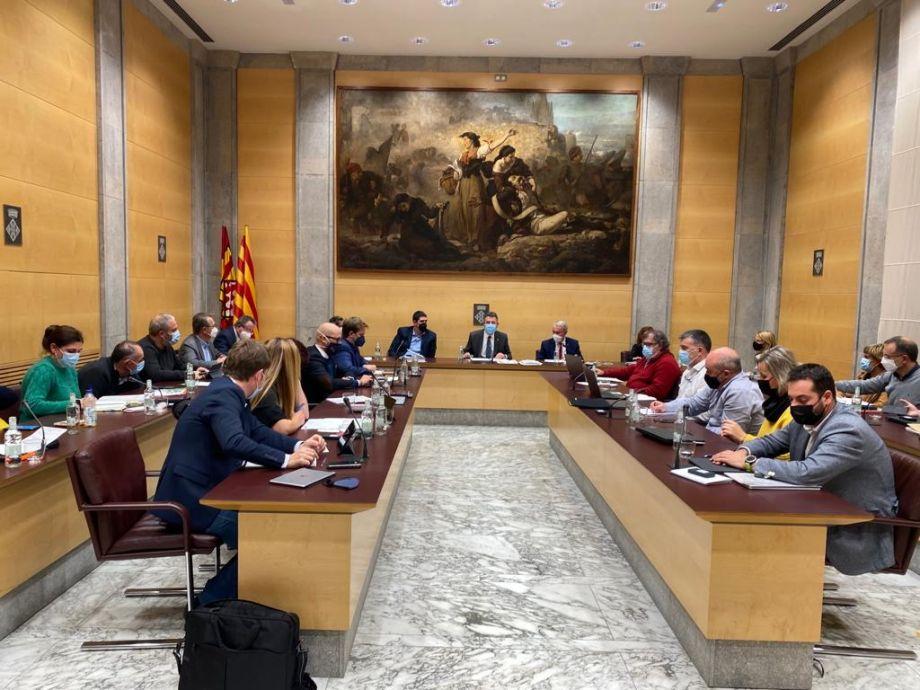 Imatge de la sessió extraordinària del 23 de novembre