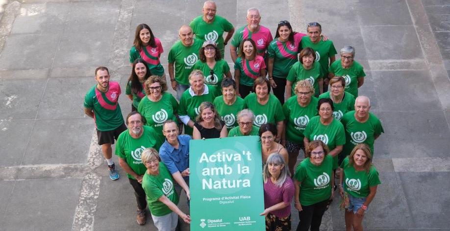 Foto de família_roda de premsa Activa't amb la Natura_ resultats estudi NAT UAB-Dipsalut