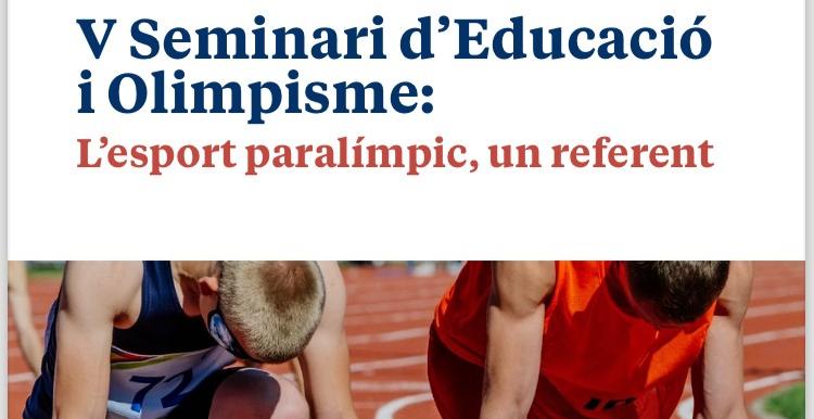 cartell del V Seminari d'Educació i Olimpisme